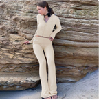 LuxeSilhouette Women’s 2-Piece Knitted Hooded Set
