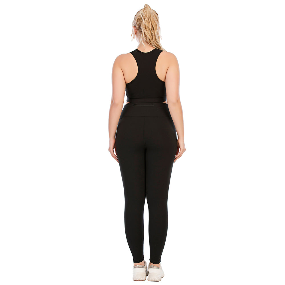 Plus Size Women's Yoga and Fitness Sportswear Set