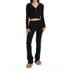 LuxeSilhouette Women’s 2-Piece Knitted Hooded Set