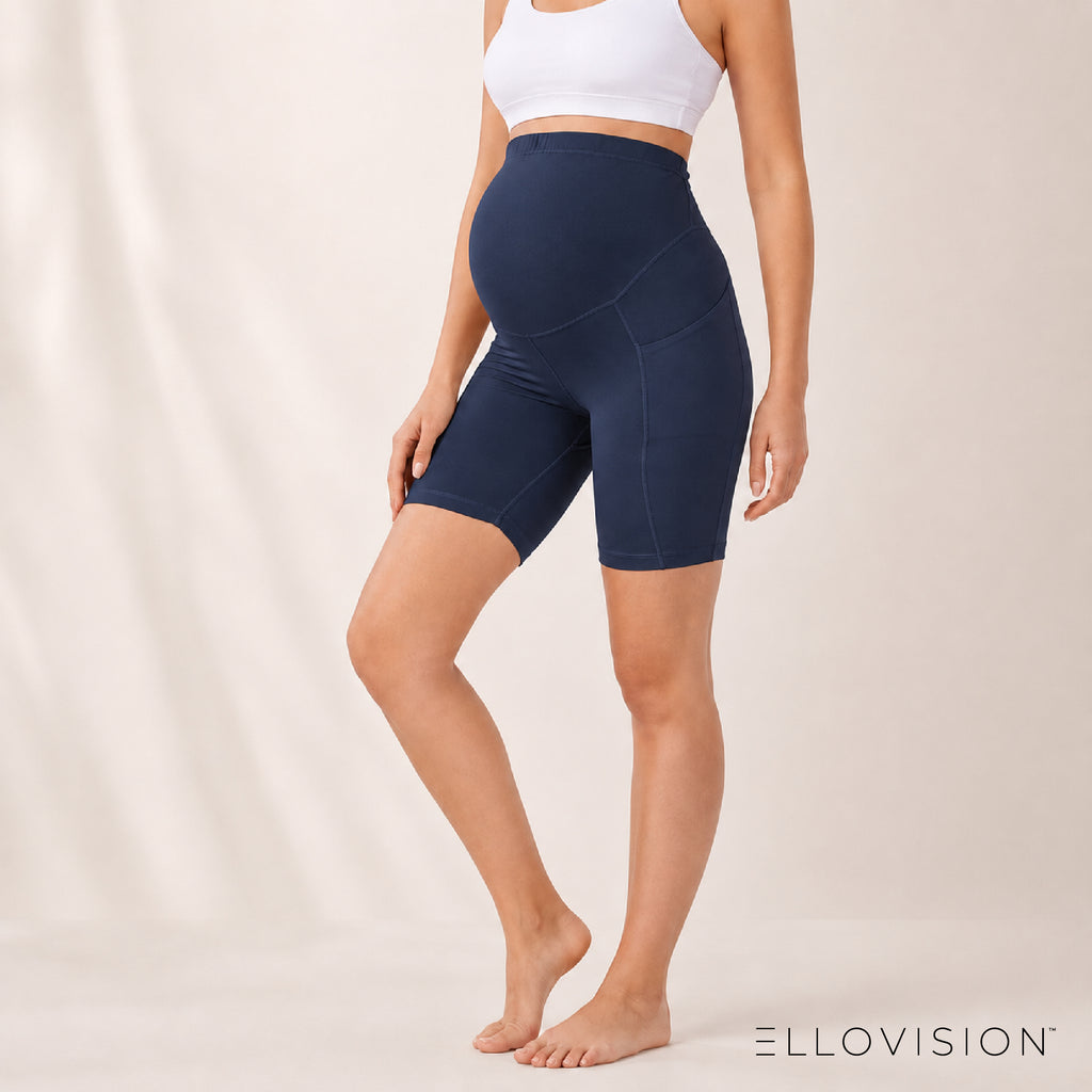 CurveMotion Maternity Activewear Yoga Shorts