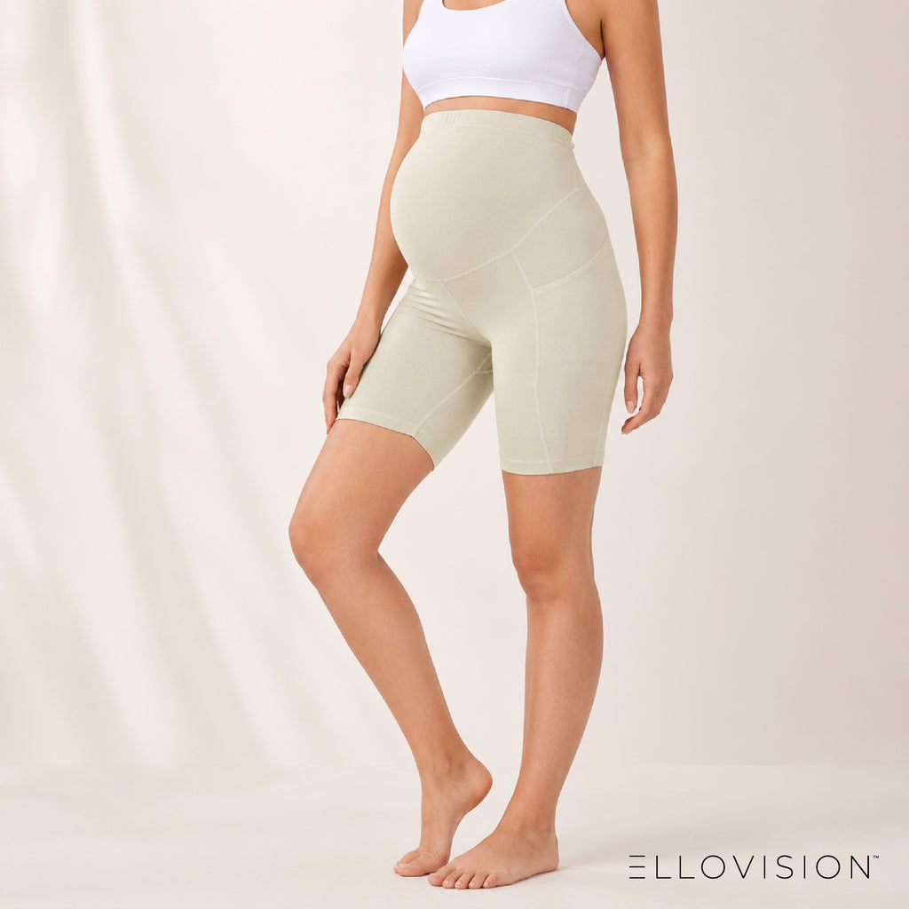 CurveMotion Maternity Activewear Yoga Shorts