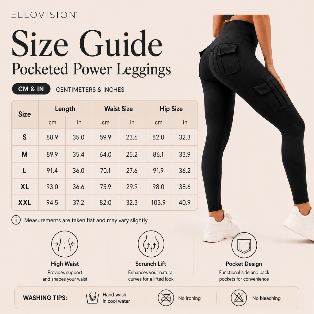 CurveLift High-Waist Pocketed Scrunch Leggings