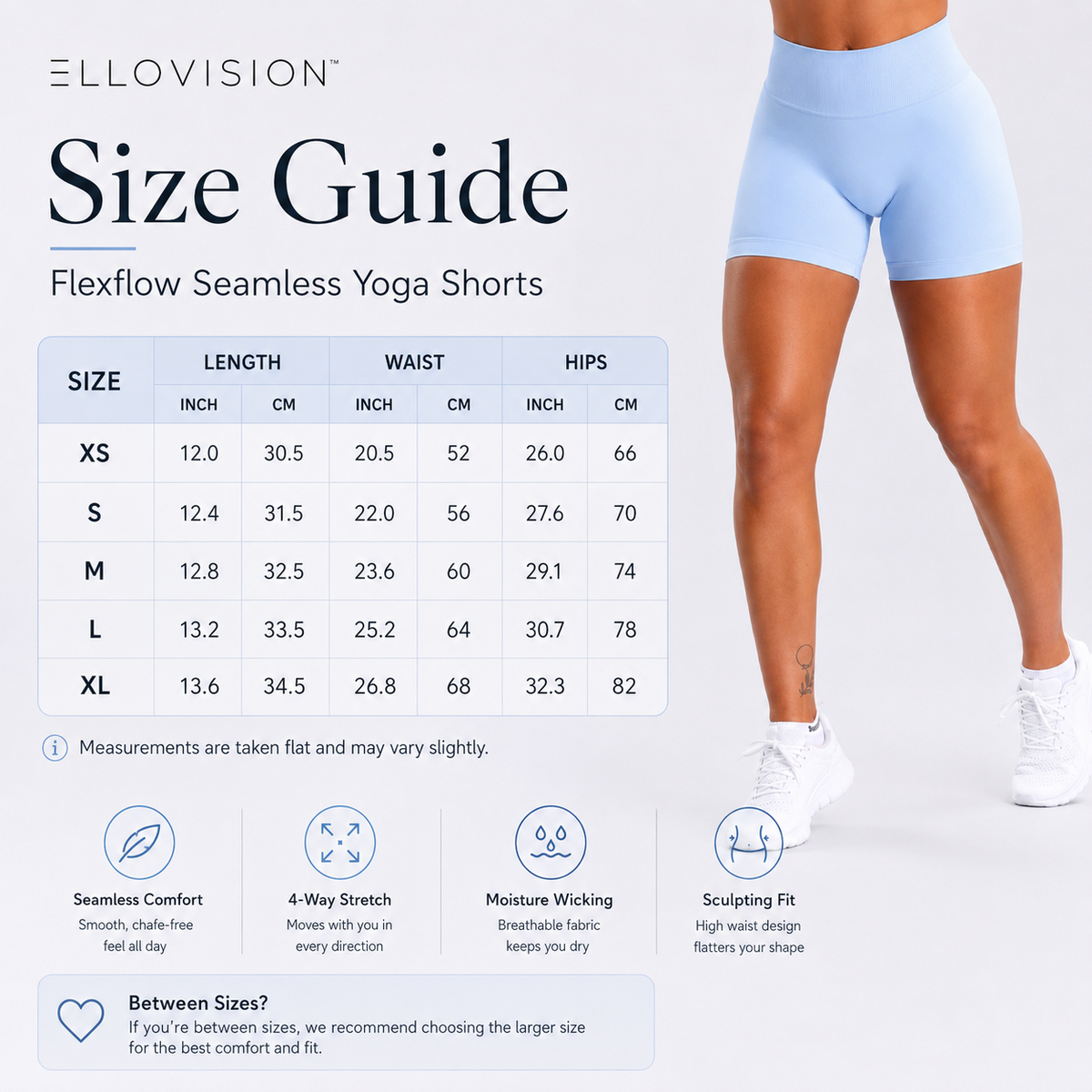 FlexLuxe Seamless High-Waist Yoga Shorts