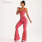SilhouetteFlex Cross-Back One-Piece Yoga Jumpsuit