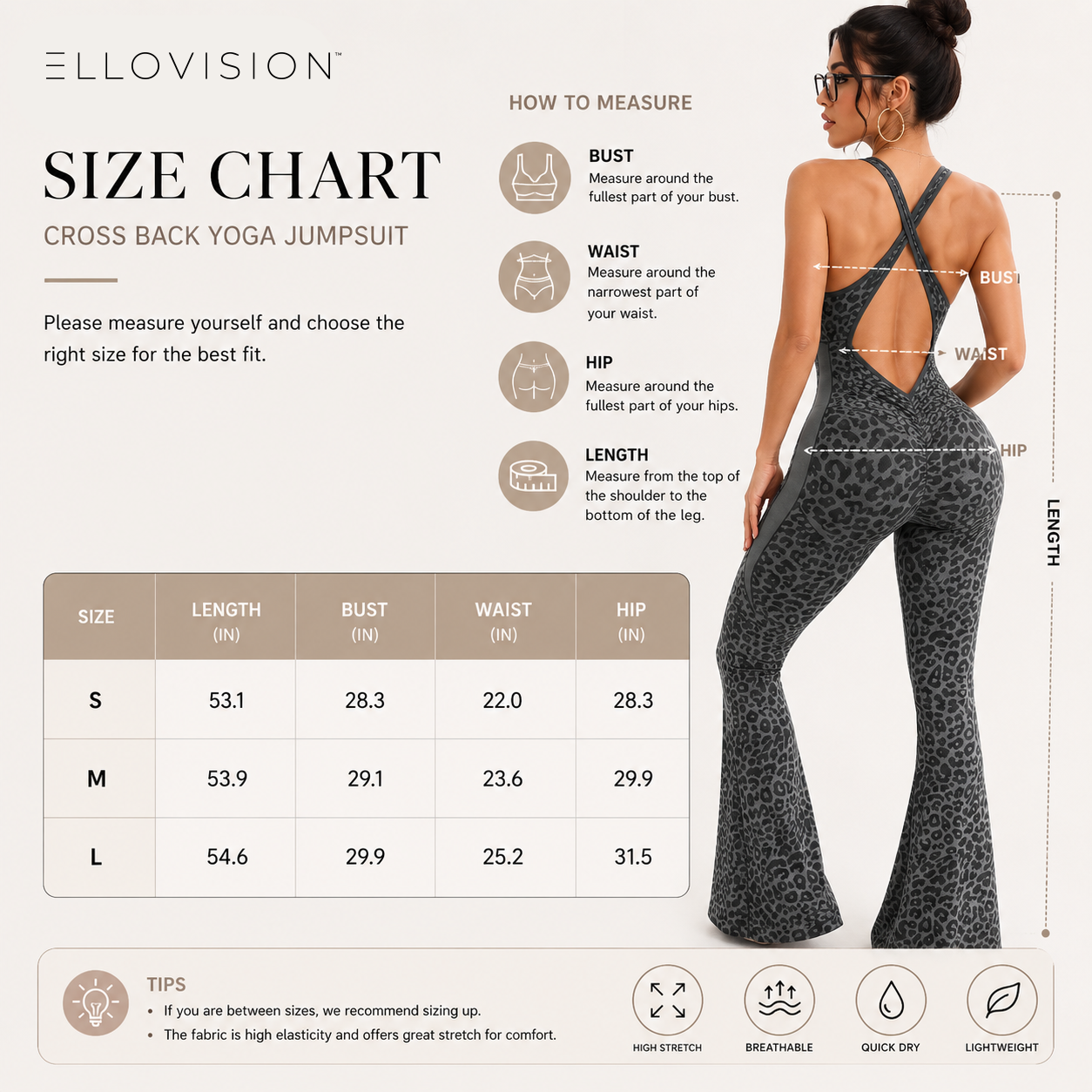 Cross-Back One-Piece Yoga Jumpsuit