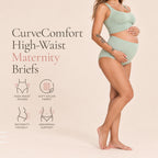 CurveComfort High-Waist Maternity Briefs for Women