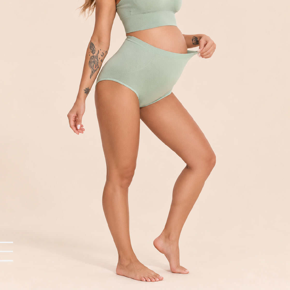 CurveComfort High-Waist Maternity Briefs for Women