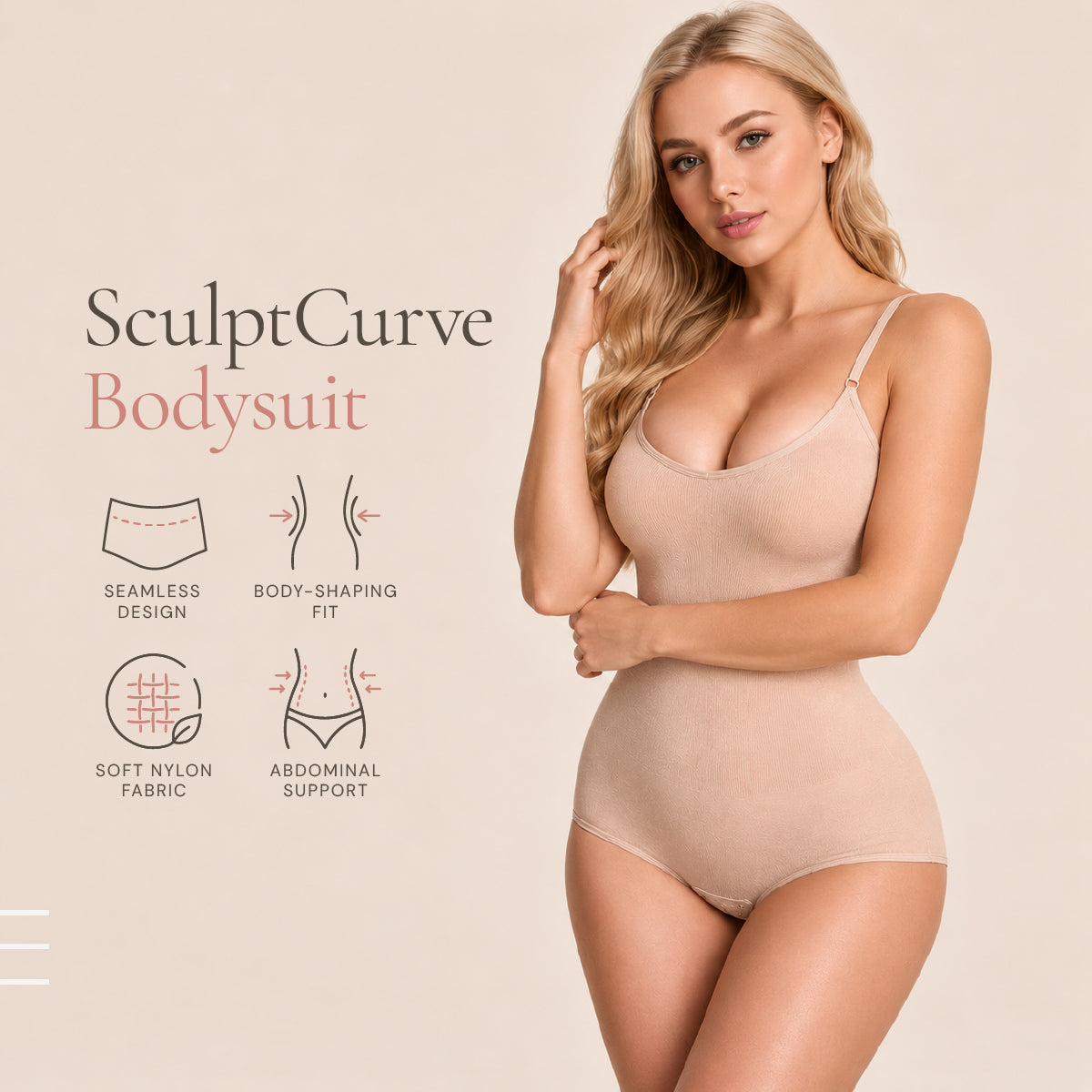 CurveContour Seamless Shaping Bodysuit