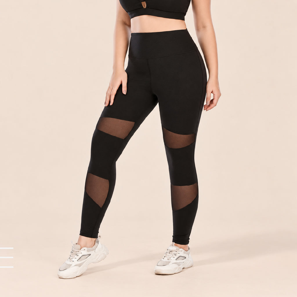 CurveFlex Plus Size Yoga & Fitness Activewear Set