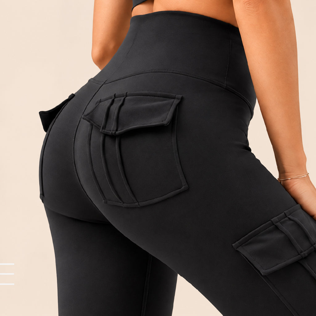 CurveLift High-Waist Pocketed Scrunch Leggings