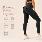 CurveLift High-Waist Pocketed Scrunch Leggings