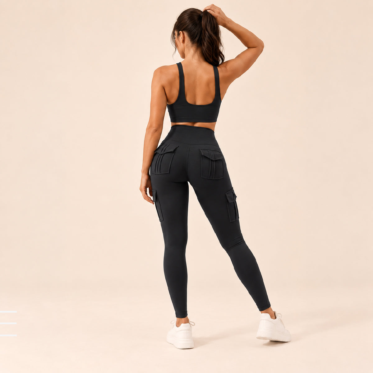 CurveLift High-Waist Pocketed Scrunch Leggings