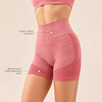 CurveLift High-Waist Quick-Dry Seamless Fitness Shorts