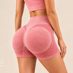 CurveLift High-Waist Quick-Dry Seamless Fitness Shorts