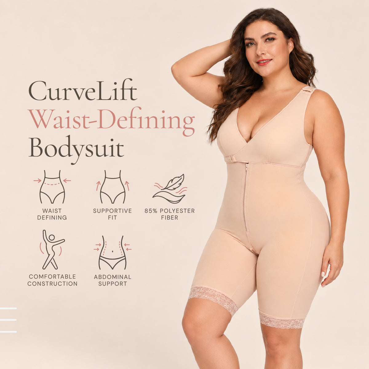 CurveLift Waist-Defining Bodysuit