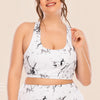 CurveLuxe Plus Size 2-Piece Gym & Fitness Set