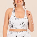 CurveLuxe Plus Size 2-Piece Gym & Fitness Set