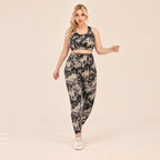 CurveLuxe Plus Size Activewear Gym & Yoga Set