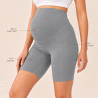 CurveMotion Maternity Activewear Yoga Shorts