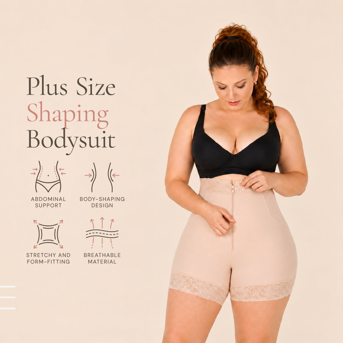 CurveSculpt Plus Size Shaping Pants