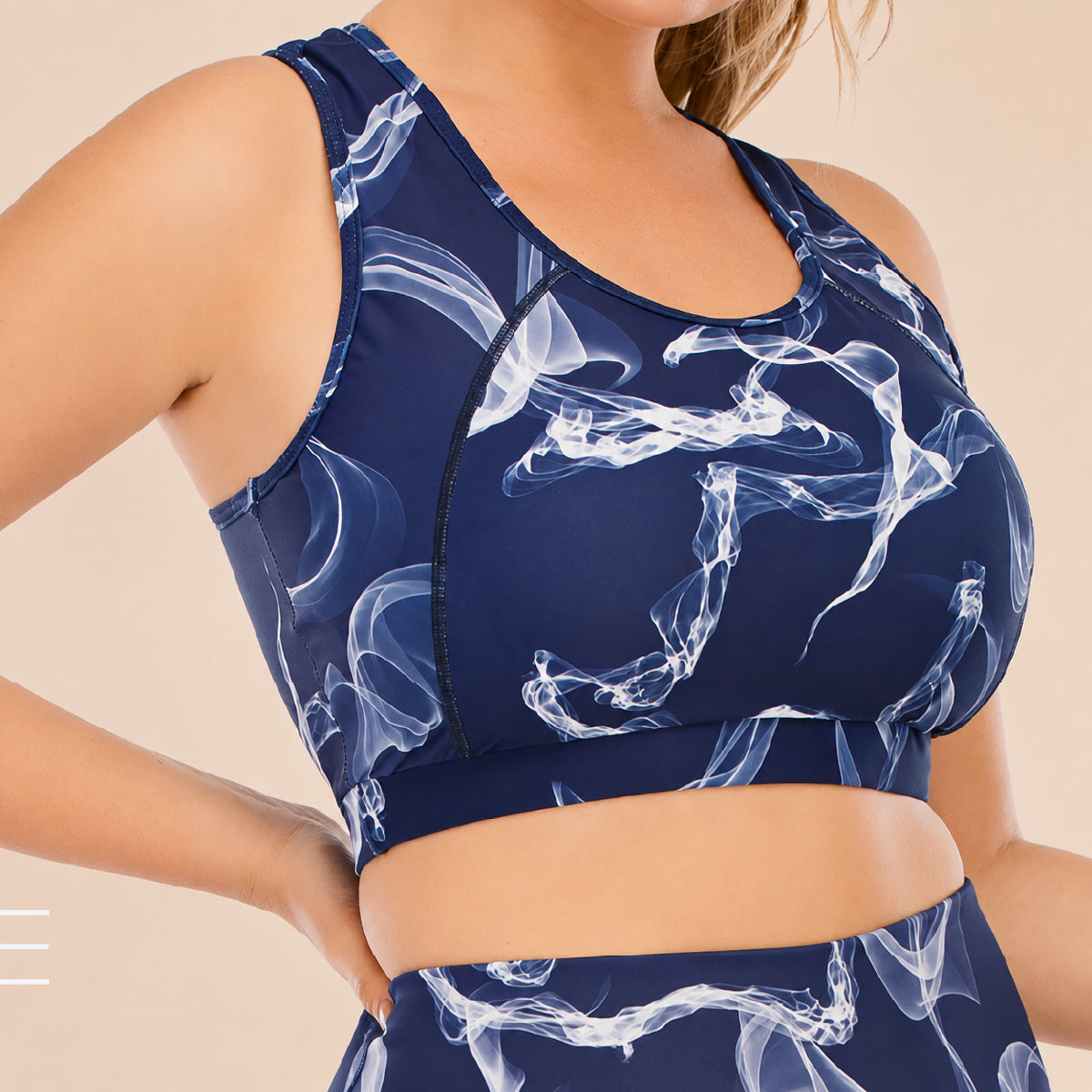 CurveSculpt Plus Size Yoga & Fitness Set