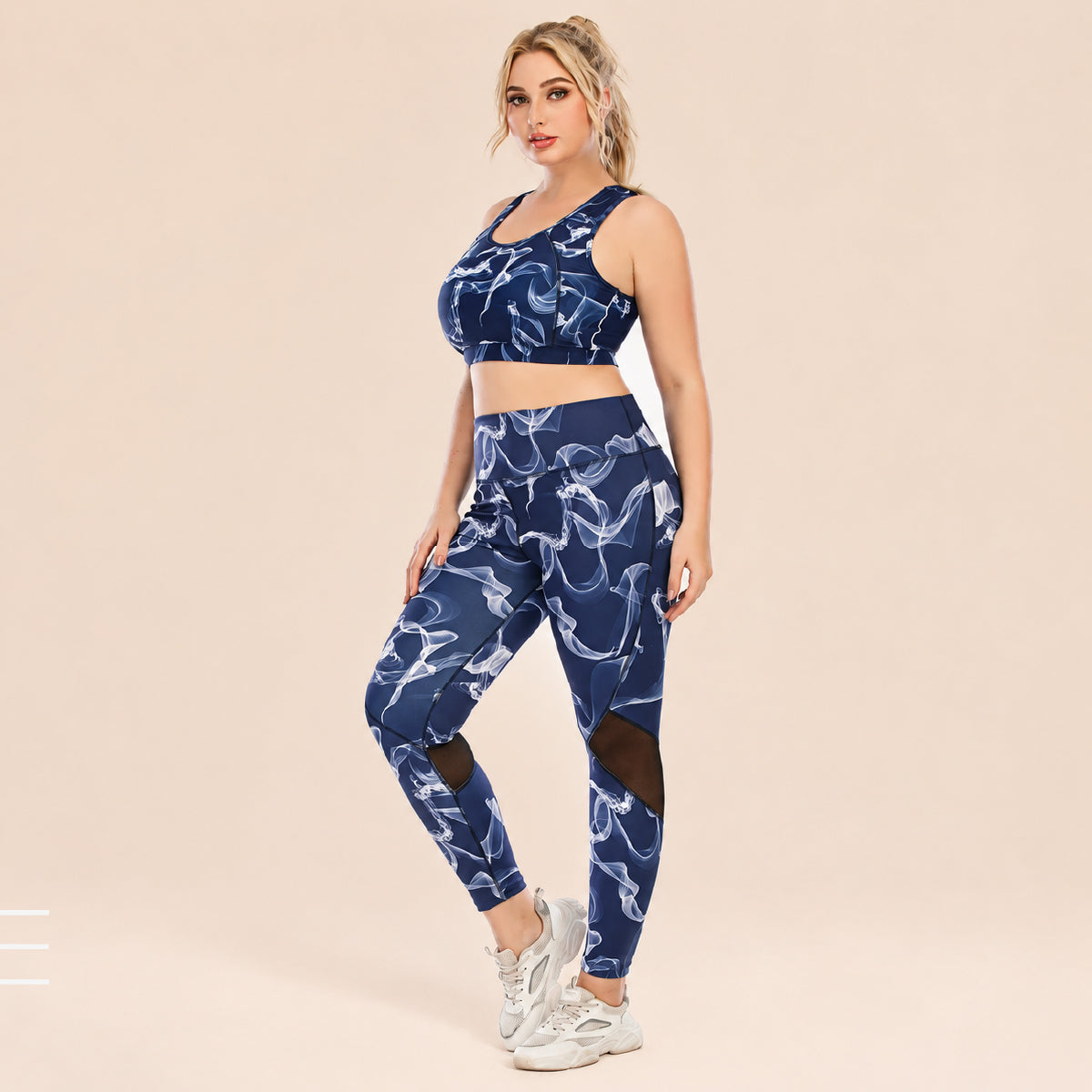 CurveSculpt Plus Size Yoga & Fitness Set