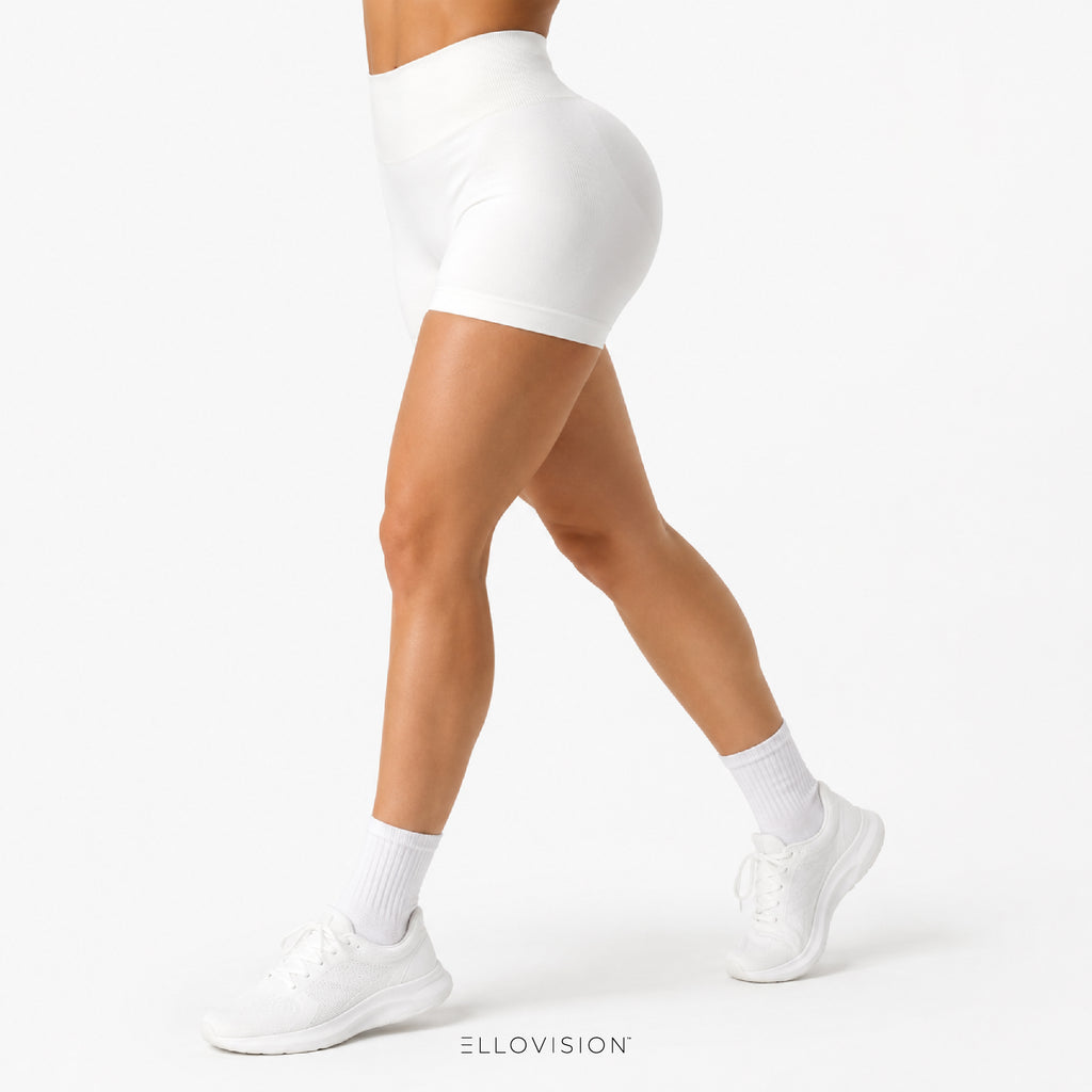 FlexLuxe Seamless High-Waist Yoga Shorts