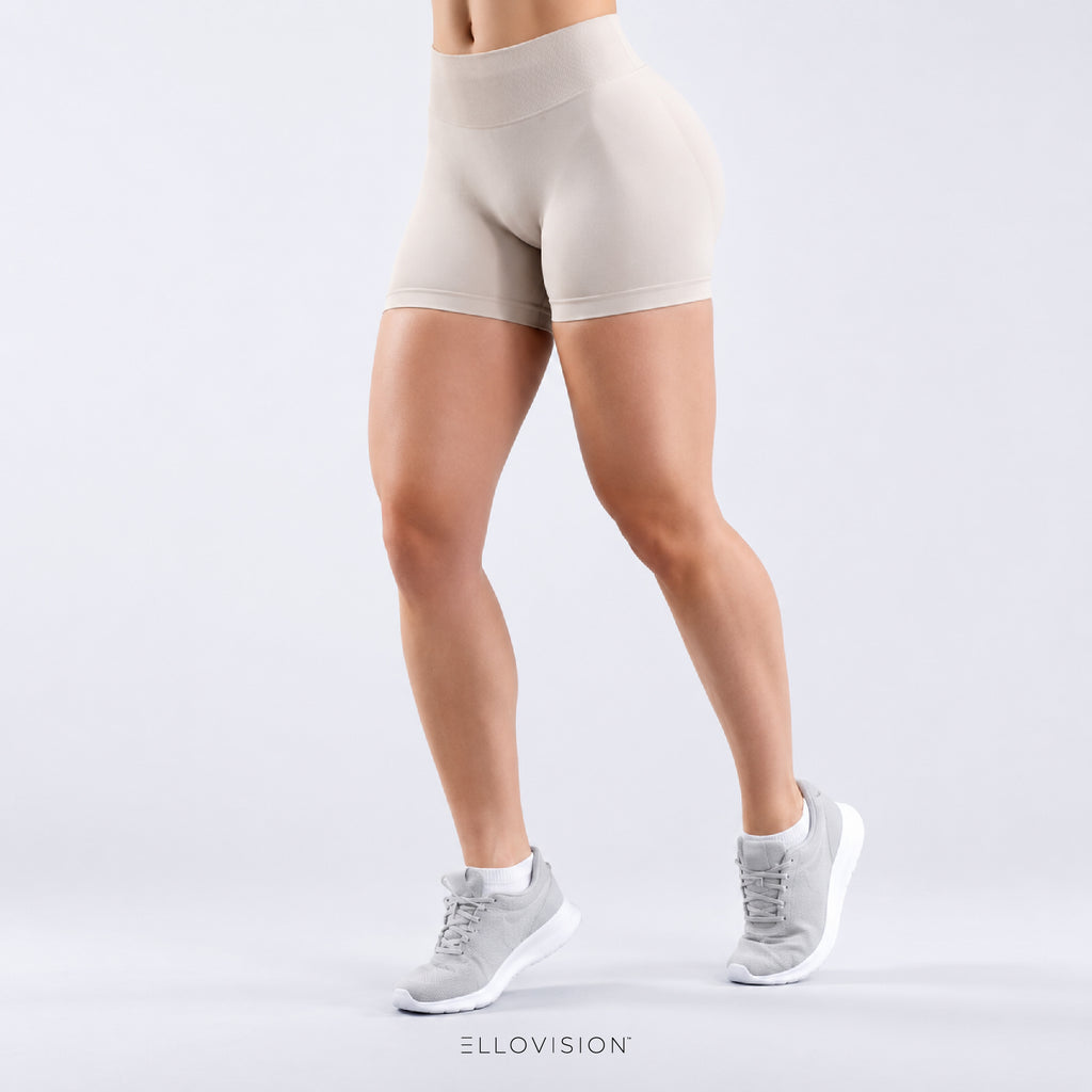 FlexLuxe Seamless High-Waist Yoga Shorts