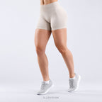 FlexLuxe Seamless High-Waist Yoga Shorts