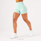 FlexLuxe Seamless High-Waist Yoga Shorts