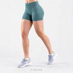 FlexLuxe Seamless High-Waist Yoga Shorts