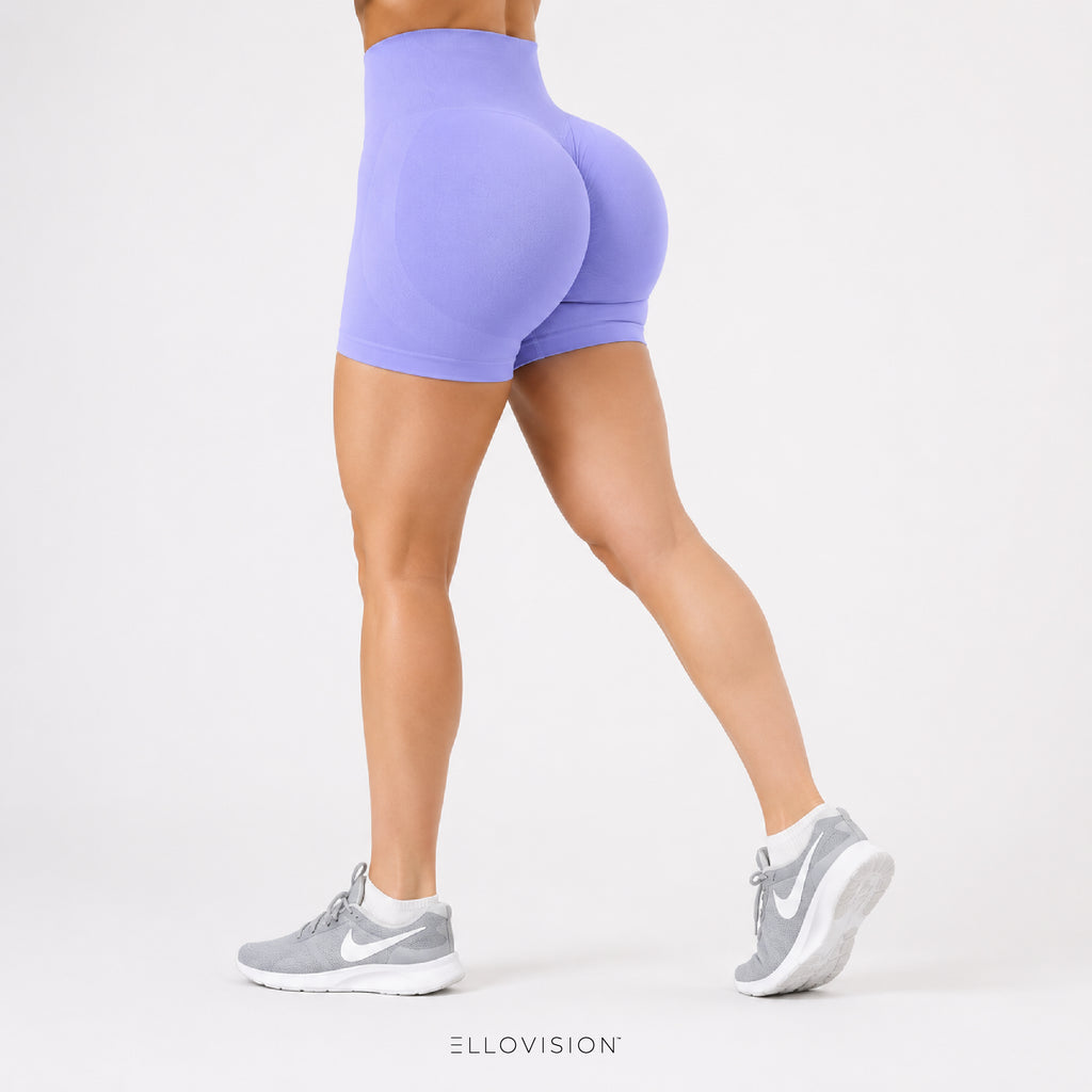 FlexLuxe Seamless High-Waist Yoga Shorts