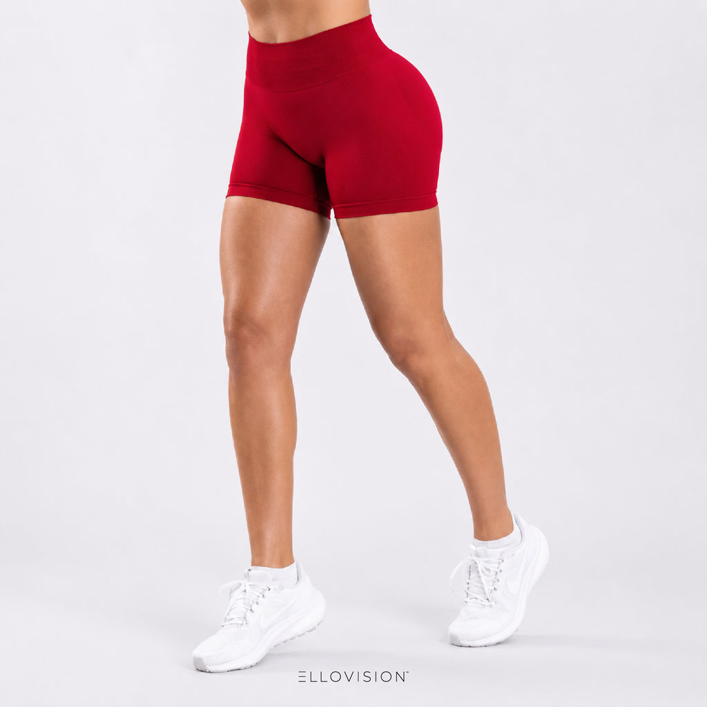 FlexLuxe Seamless High-Waist Yoga Shorts