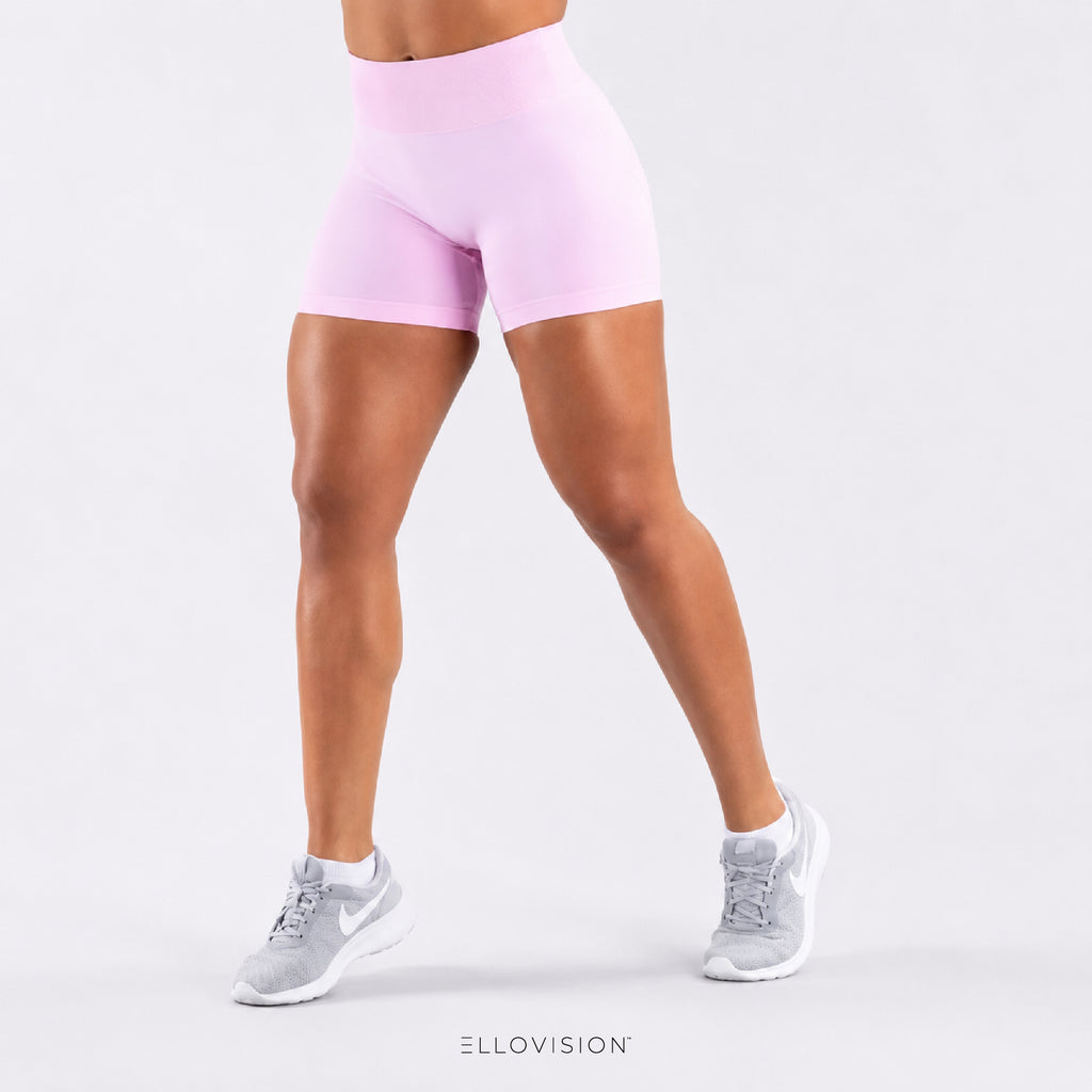 FlexLuxe Seamless High-Waist Yoga Shorts