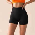 FlexLuxe Seamless High-Waist Yoga Shorts