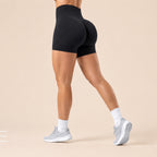 FlexLuxe Seamless High-Waist Yoga Shorts