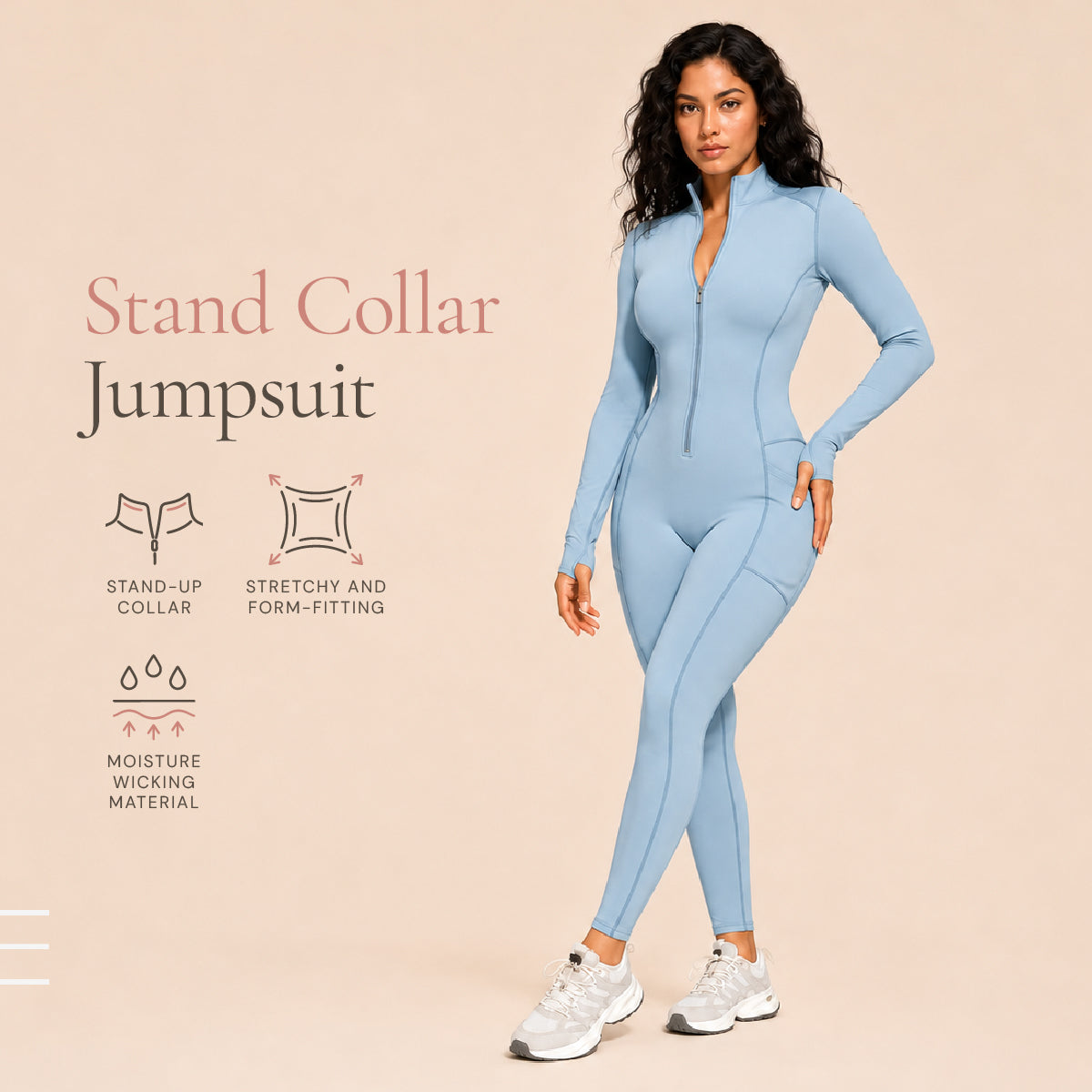 FlexMotion Contrast Active Jumpsuit
