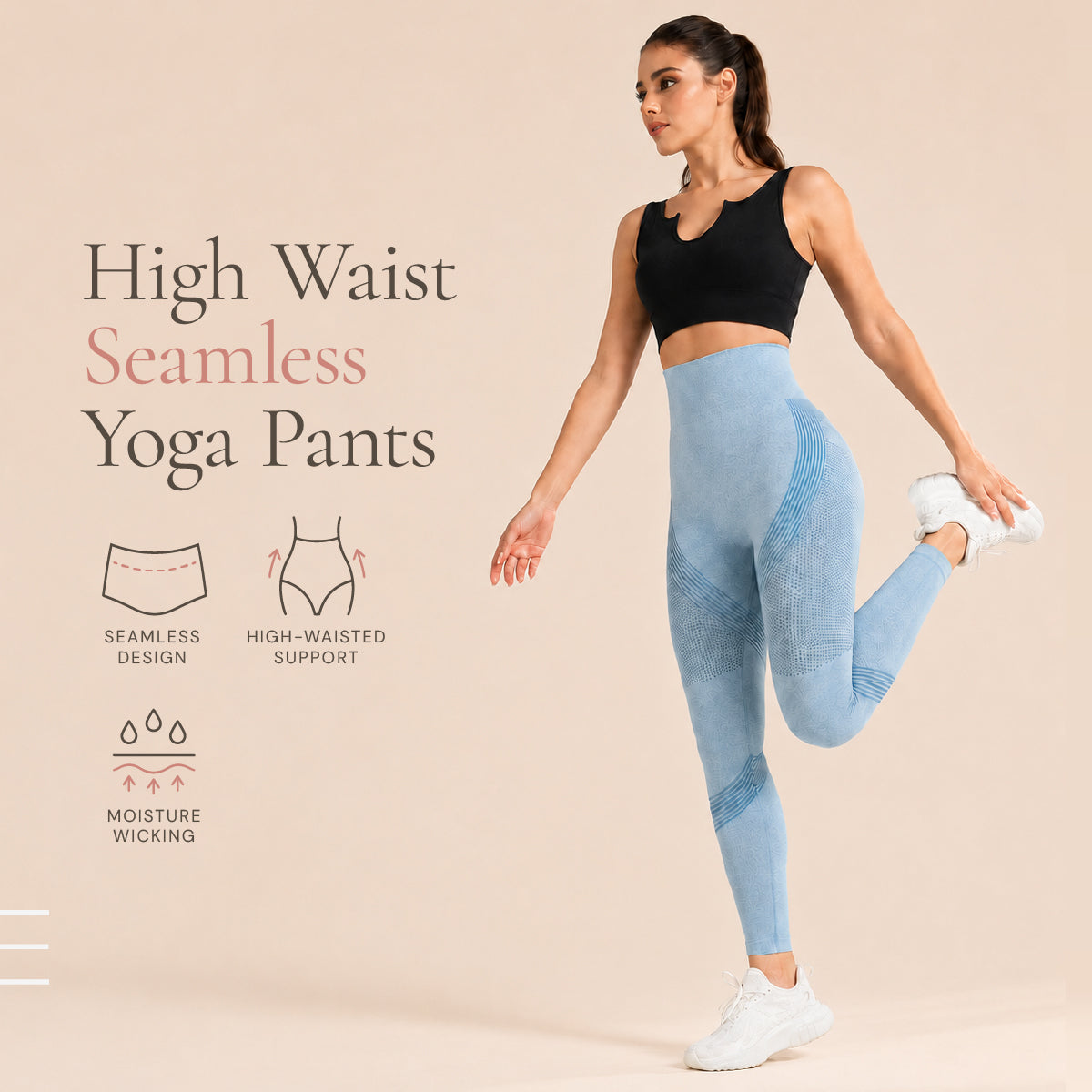 High Waist Seamless Yoga Pants