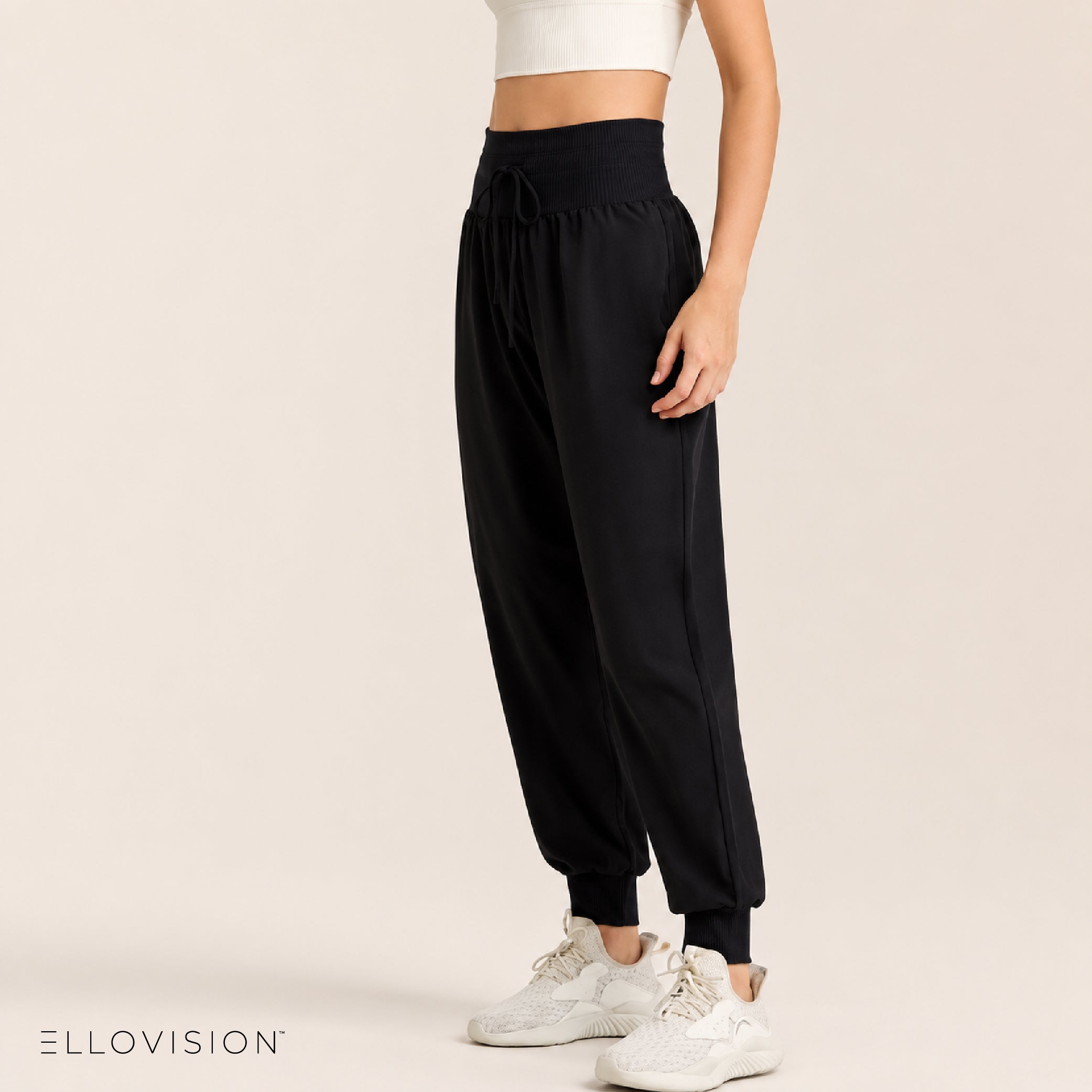 Women's Loose Fit Harem Pants with Pockets for Yoga