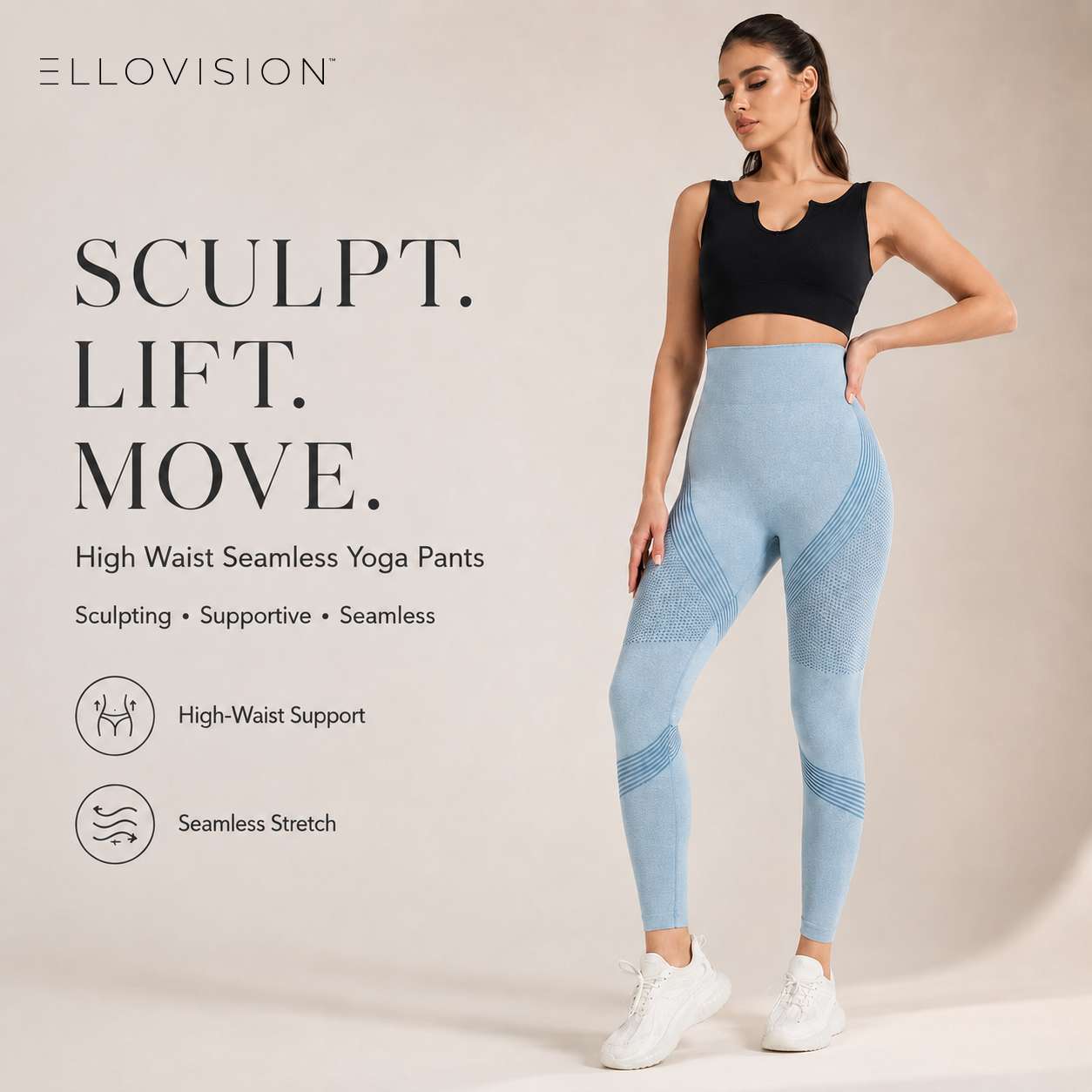 High Waist Seamless Yoga Pants