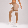 CurveMotion Striped High-Waist Hip-Lift Sports Tights