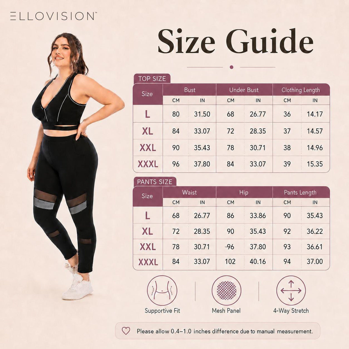 SculptFlex Plus Size Seamless Yoga Set