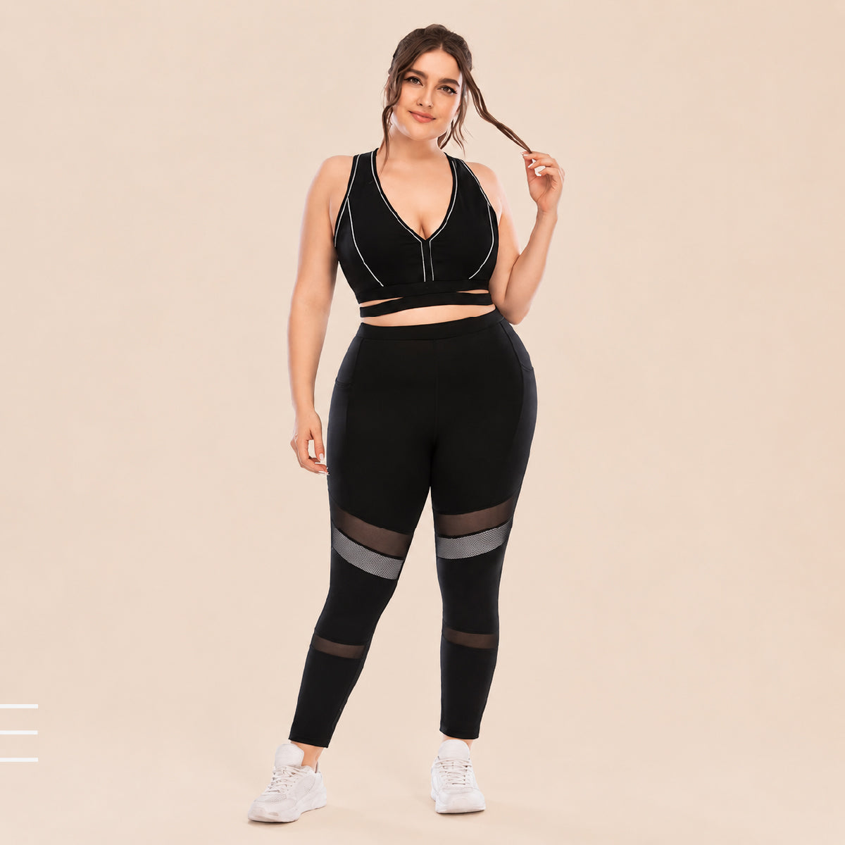 SculptFlex Plus Size Seamless Yoga Set