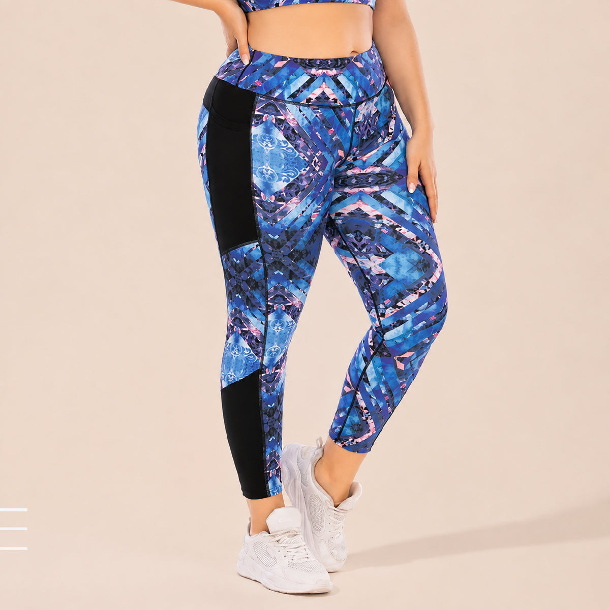 SculptMotion Plus Size Yoga & Gym Activewear Set