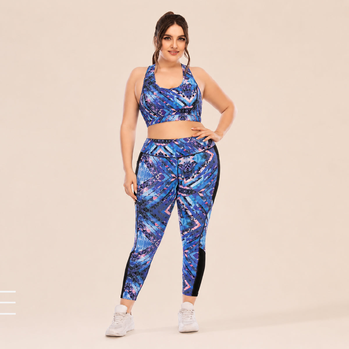 SculptMotion Plus Size Yoga & Gym Activewear Set