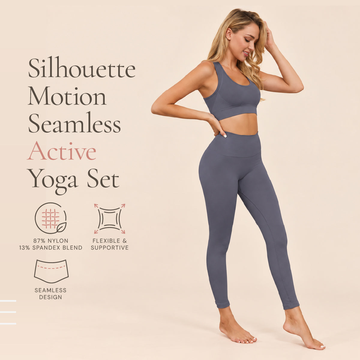 SilhouetteMotion Seamless Active Yoga Set