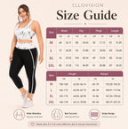 CurveLuxe Plus Size 2-Piece Gym & Fitness Set
