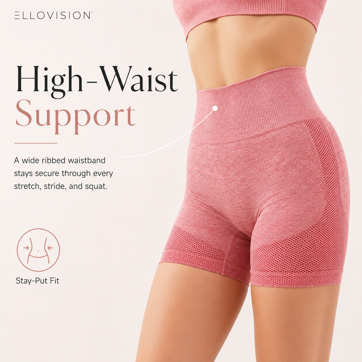 Yoga Honey Hip High-Waist Quick-Drying Seamless Fitness Shorts