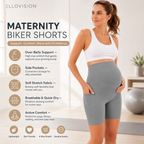 CurveMotion Maternity Activewear Yoga Shorts