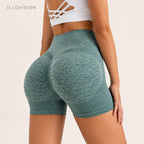 CurveLift High-Waist Quick-Dry Seamless Fitness Shorts